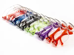 G & F 13016 EyePRO Safety Goggles With 99% Protection Against UV-A, B & C Rays, Impact, Ballistic Resistant & Clear Lenses (6 Pack)