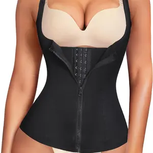 WMTANGLI Fitness Waist Cincher Belt with Adjustable Straps and Zip