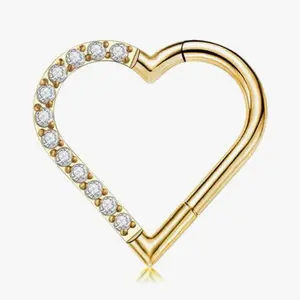 Heart Daith Piercing