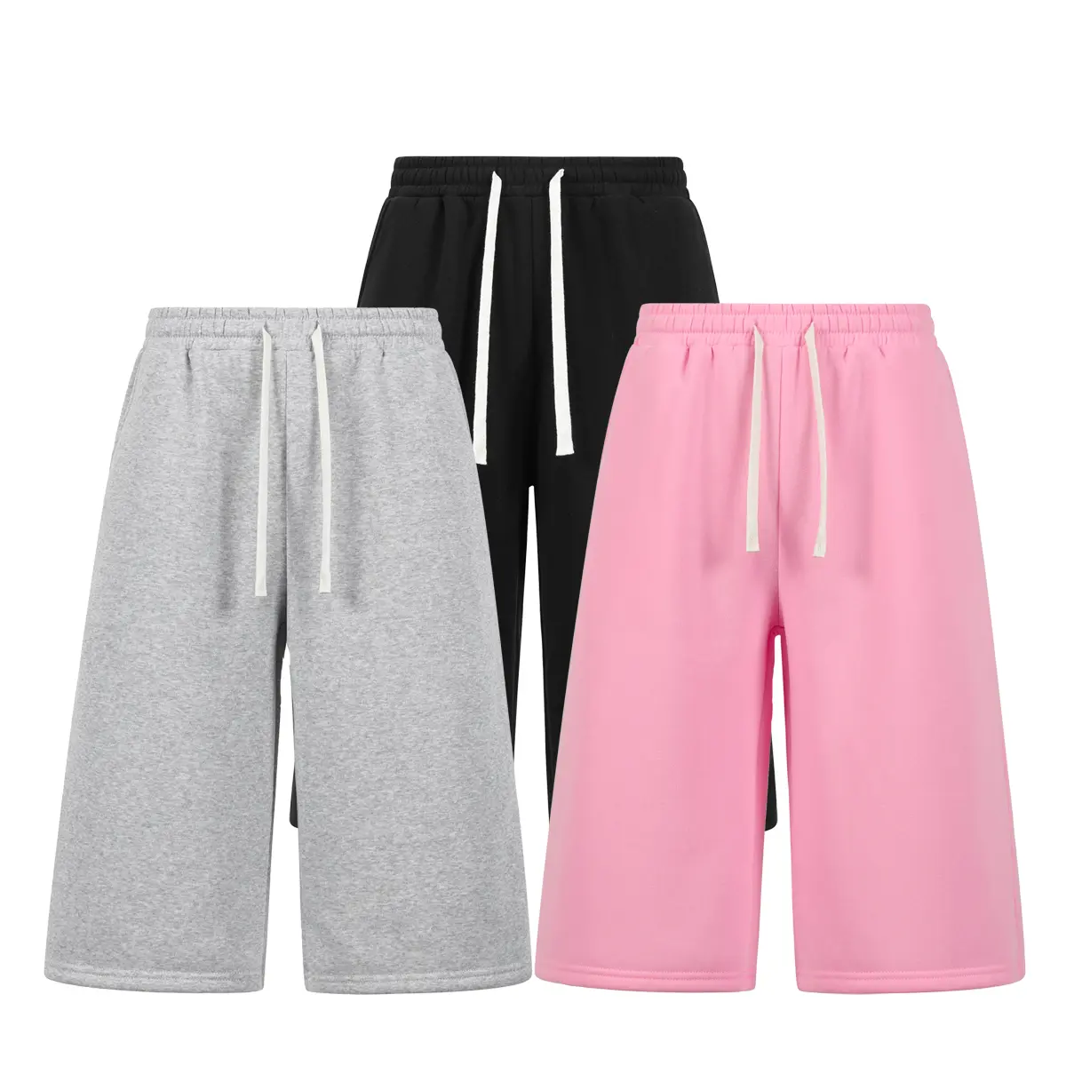 Men's Casual Stylish Breathable Baggy Pants - Wide-Leg Ultra-Loose Relaxed Trousers, Over-The-Knee Shorts, Capris