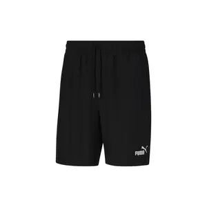 PUMA Mens Essentials Embroidery Woven 7 Inch Shorts Casual Bottoms Casual - Black