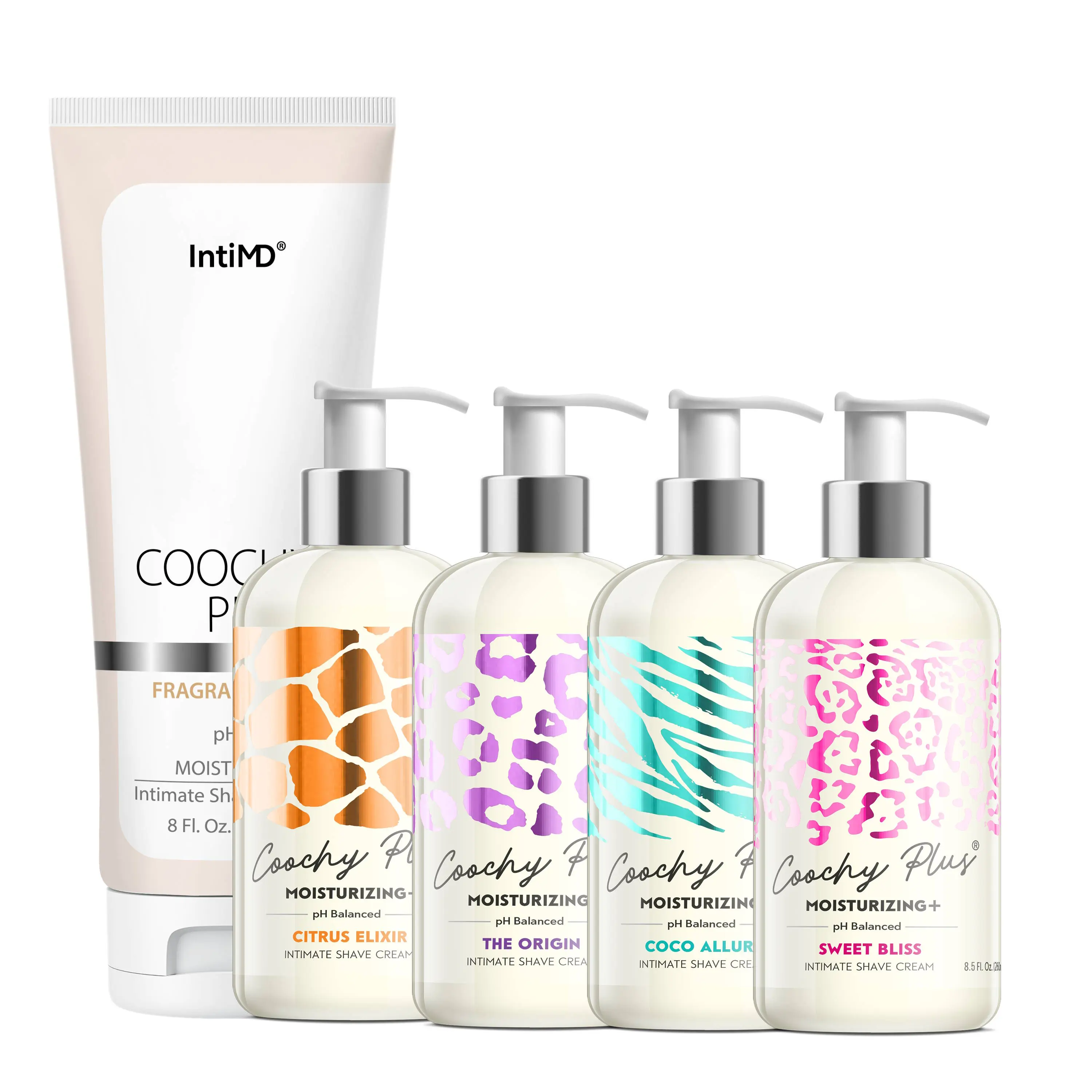 Coochy Plus Intimate Shave Cream for All Skin Types Women and Men Daily Moisturizing