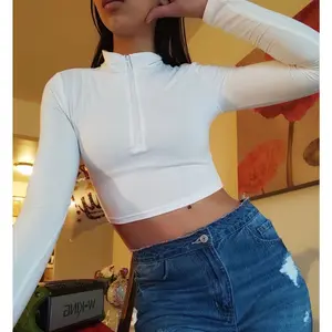 Cloud Zip Crop Top