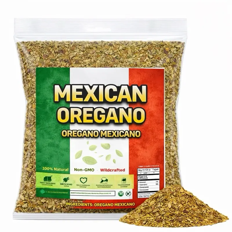 5oz Dried Mexican Oregano – Whole Aromatic Leaves – Greek Cut - Perfect for Pozole, Stews, Salsas, Meats & Enchiladas – Resealable Bag for Freshness – Authentic Mexican Touch to Your Dishes (5oz (141g))