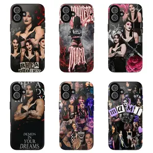 6 Styles Rhea Ripley WWE Phone Case for iPhone & Samsung Galaxy, Mami Edition, Wrestling Fan Gift, Dark Aesthetic Cover, Gift for fans, Trending 25 G