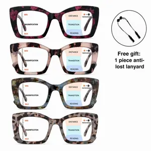 HD Multifocal Progressive Glasses, Blue Light & UV Protection, Lightweight for Work & Travel
