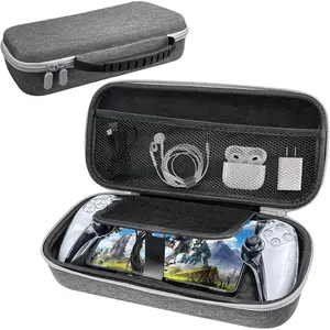 Hard Shell Protective Case for PS5 Accessories, Shockproof Portable Travel Storage Bag with Inner Compartment, Compatible with PS5 Console/DualSense Controller/Charging Station (Indoor & Outdoor Use)