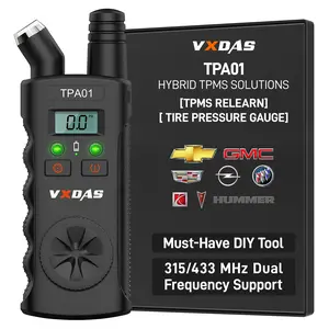 [Only for GM]VXDAS TPA01 2-in-1 TPMS Relearn Tool & Digital Tire Pressure Gauge |150 PSI Reset Tool for GM Chevy Buick GMC Cadillac Opel | Tire Sensor Activation & Pressure Monitor