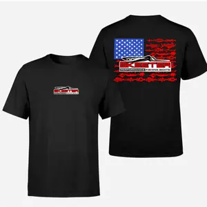 [New Arrival] Skeeter Boats Performance Tee | US Flag Camo Fishing Shirt | White Logo Graphic | Men’s Fishing Gift | Summer Boat Life Apparel