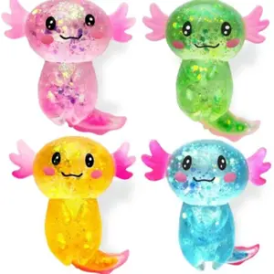 4-Piece Cute Soft Squishy Sensory Stress Relief Toy Set, Gentle Candy Texture Sensory Twist Eggs, Adult & Kids, Anxiety Relief, Birthday Party Gift