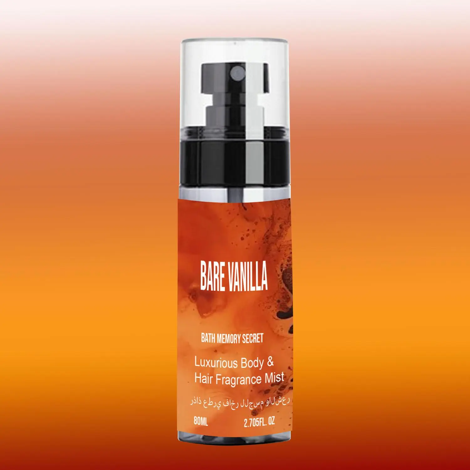 80ml Amber Vanilla Scent Perfume Spray, Eau De Parfum, Long Lasting Fragrance for Women, Fragrance for Daily Wear, Perfume for Party, Daily Clothing Decor, Body Spray, Captivating Fragrance, Hair Body Perfume, Fragrances Vanilla, Perfume Vanilla Aroma