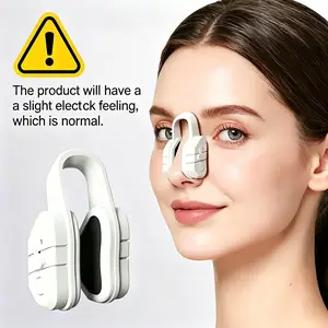 EMS Nose Shaping Clip with 5-Speed Microcurrent, Customizable Intensity, Electric Nose Lifter, Bridge Corrector & Facial Profile Enhancement, Ideal for Daily & Travel Use, Compact Size