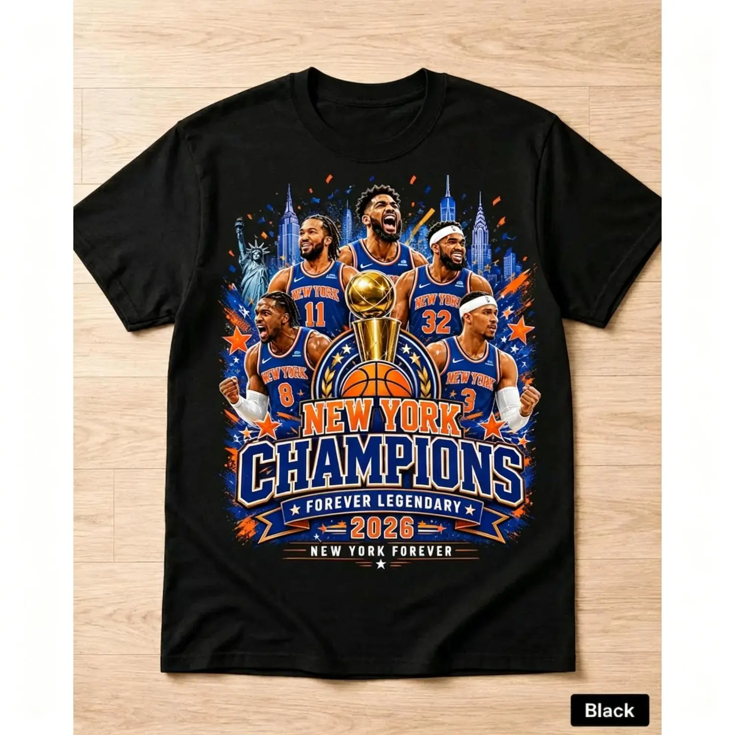 New York 2026 City Shirt, Blue Orange Glory Shirt, Basketball Fan Gift