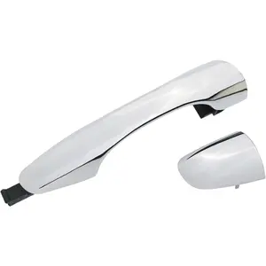 Exterior Door Handle w/End Cap Cover for Rear Door Right Passenger Side Chrome For Kia Sorento 2016,2017,2018,2019,2020 Replaces 82661-C5010 83662-C5010