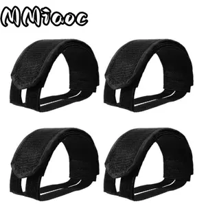 2 Pairs Bicycle Pedal Straps, Ultra-Light Pedal Clips for Mountain Bikes, Adjustable Non-Slip Design, for Fixed Gear, Road Exercise Bikes summerwins