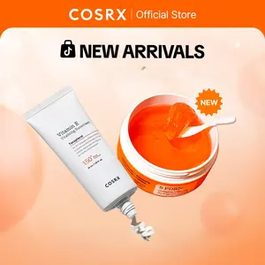 [NEW] [COSRX Official] Glow Don’t Burn SET | 5 PDRN Orange Eye Patch + OTC Vitamin E Sunscreen