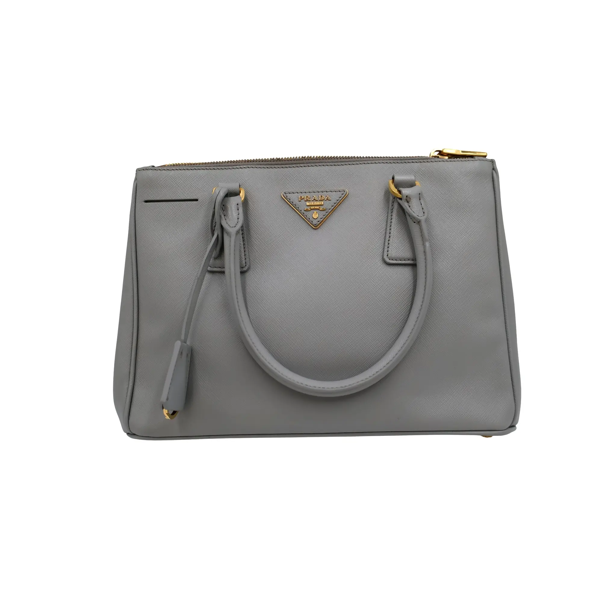 Pre-owned PRADA leather Tote bags Saffiano Galleria Tote Bag (LY1304)
