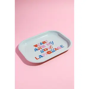 Tears Are My Love Language Rolling Tray
