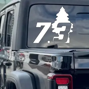 7.3 tree decal power stroke  - Quality Car Sticker for Vehicle Decoration