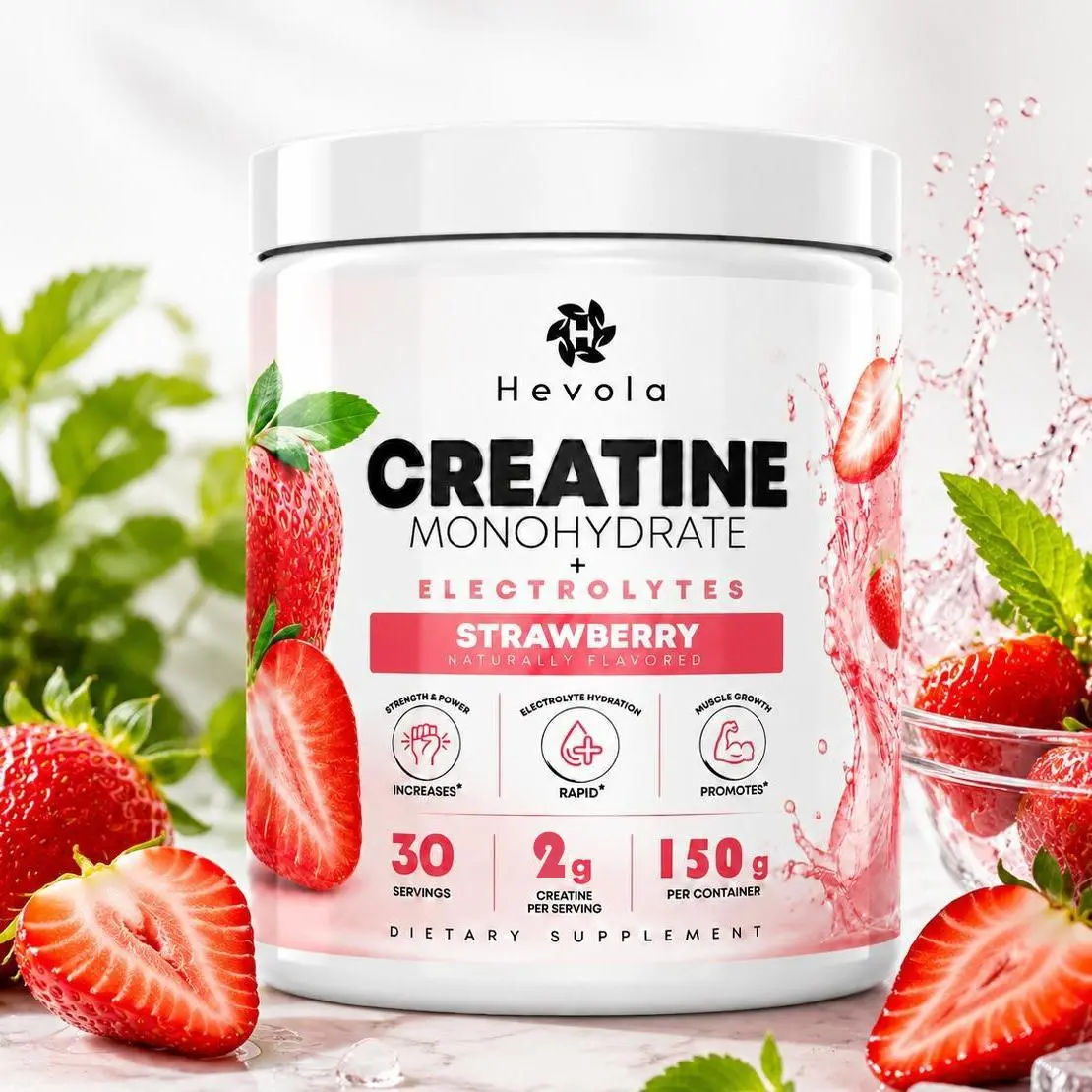 Micronized Creatine  + Sea Salt Electrolytes Powder | 2 Flavors | 30 Servings