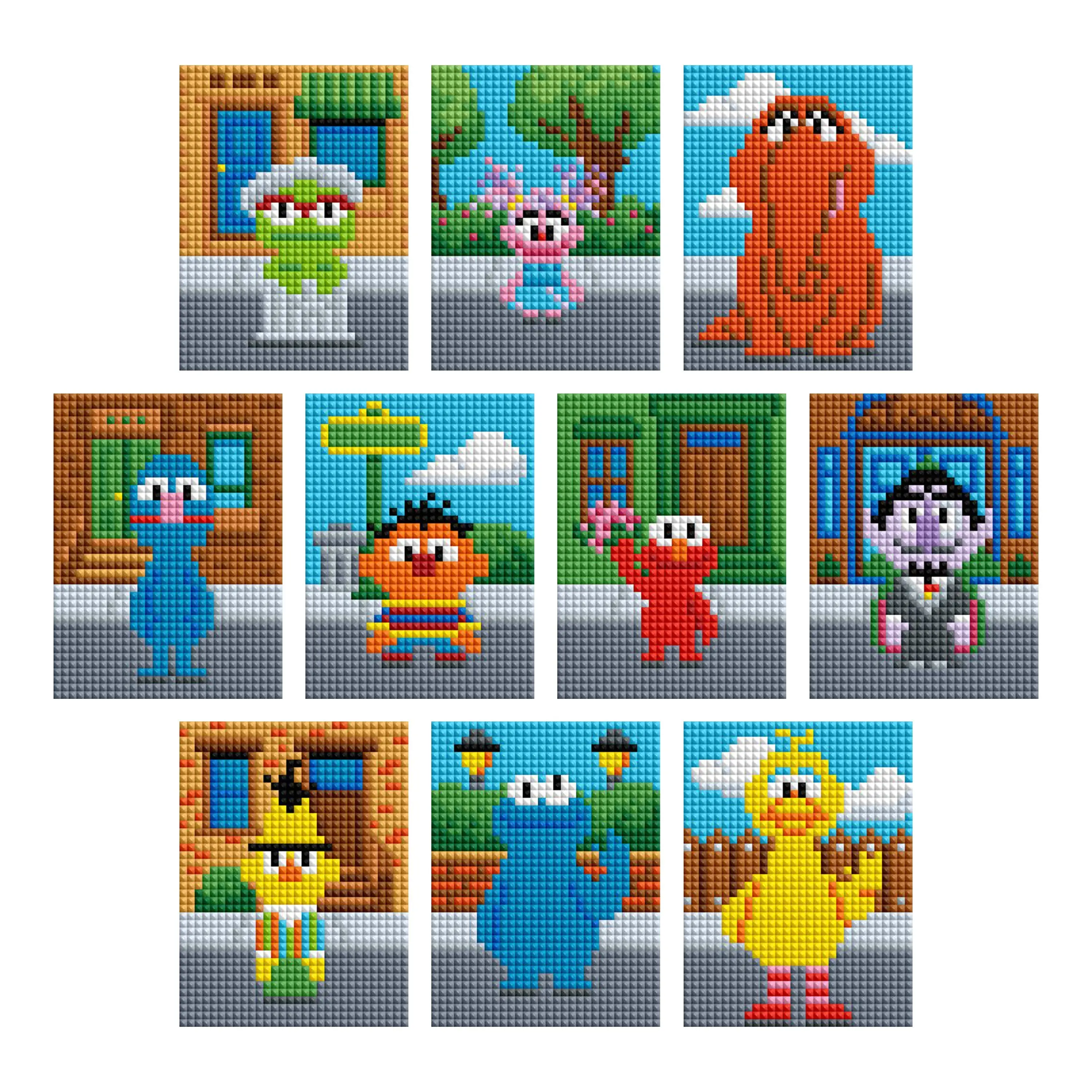 Diamond Art Club® Mini Dazzles™ - Sesame Street® Diamond Painting Kit