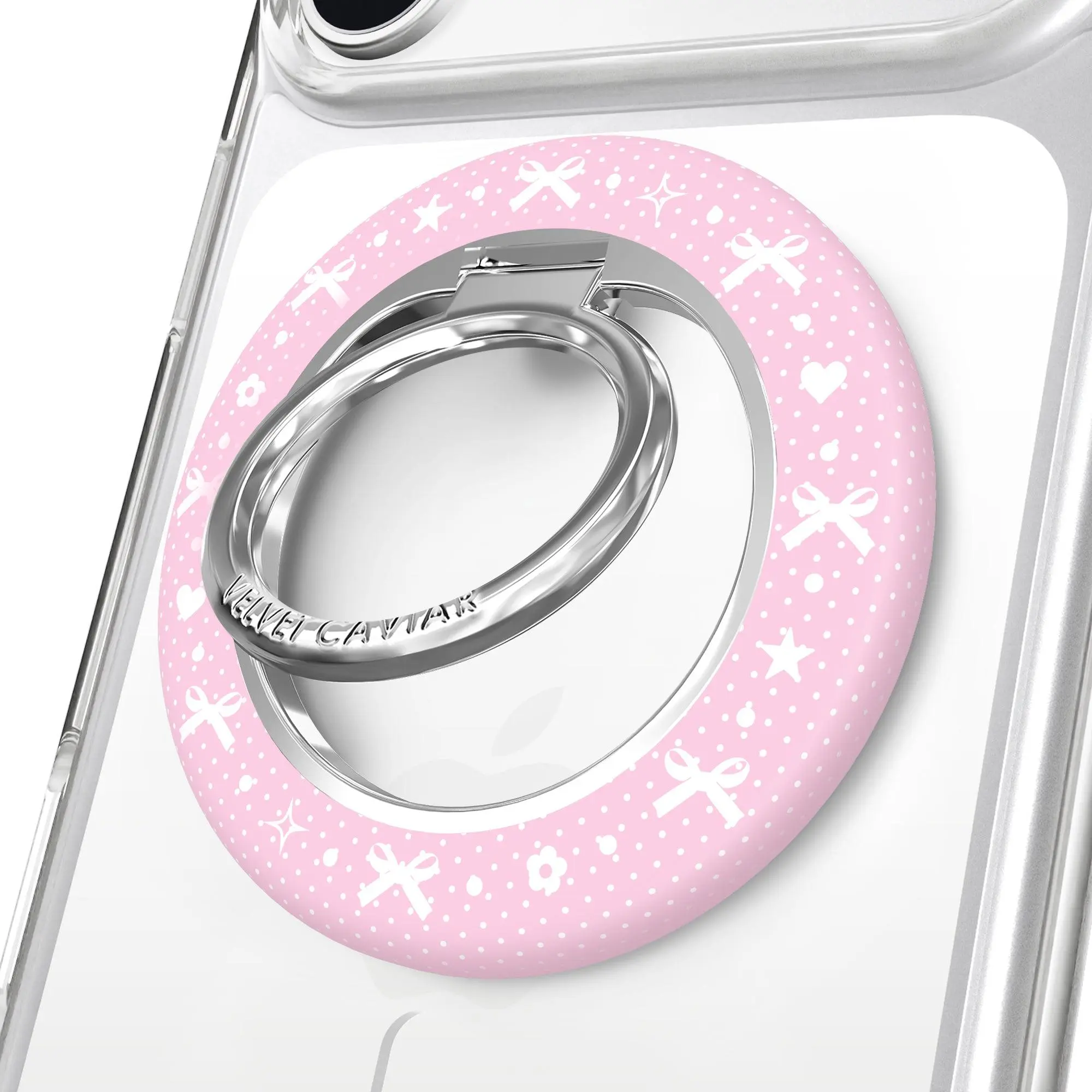 Velvet Caviar Sugar Baby Glitter Magnetic Phone Ring Holder, MagSafe Grip Accessory