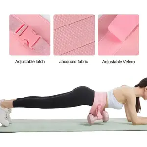 Hip Thrust Belt, Fully Upgraded Hip Thrust Belt for Dumbbells, More Comfortable Hip Thrust Belt, Home Gym Hip Thrust Belt with Wider and Longer Anti-Slip Pads, Glute Workout Equipment
