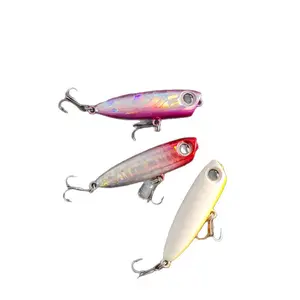 Holographic Fishing Lures - Top Rated 3pcs Iridescent Minnow Hard Baits with Realistic 3D Eyes & Sharp Treble Hooks, Lifelike Swimming Action Durable ABS Body, Perfect for Bass Pike Trout Fishing, Lake River Reservoir & Freshwater Game
