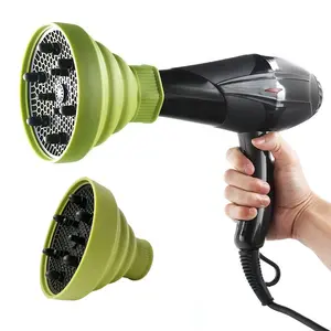 Hair dryer silicone air hood curling large interface extendable dryer hair dryer drying hood Hair Curling Aid