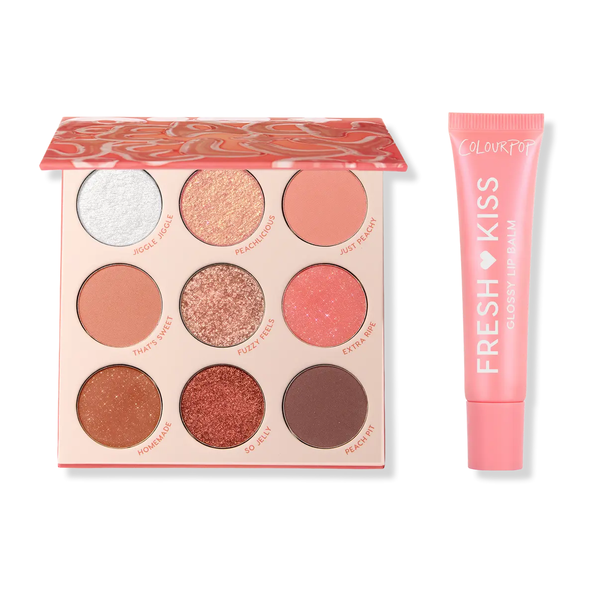 Colourpop Peach Perfection Duo: Peach Jelly Palette & Peach Peptide Gloss Colourpop Peach Perfection Duo: Peach Jelly Palette & Peach Peptide Gloss