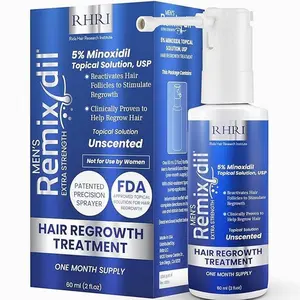 Minoxidil for Men  5% Minoxidil Hair Regrowth Treatment  Unscented, Clinically Proven for Thinning Hair Regrowth & Follicle Reactivation  Hair Loss Treatments For Men- 60 ml