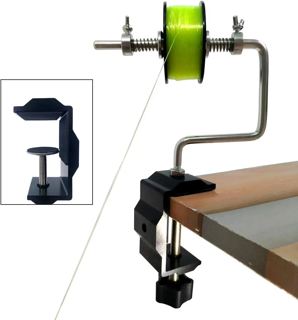 Fishing Line Spooler  Reel Winder Spool Tackle Winder spooling Station Winding System  Line with U Clamp
