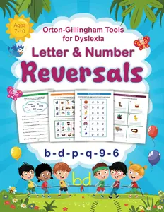Orton-Gillingham Tools for Dyslexia - Letter & Number Reversals: b - d - p - q - 9 - 6