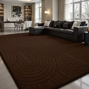 FAMVAL Cozy Fluffy Area Rug for Bedroom, Luxury Soft Plush Geometric Carpet with Non-Slip Bottom for Living Room Nursery