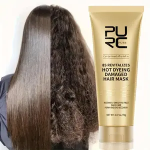 8 Seconds Intensive Keratin Hair Mask - Repairs Damaged Hair, Smoothes Frizz, Softens Hair Strands, Perming Care, Moisturizing, Suitable for Dry, Damaged, Overprocessed Hair Haircare Moisturizer Moisture Hydrating Cream Hydrate Nourishing Silky