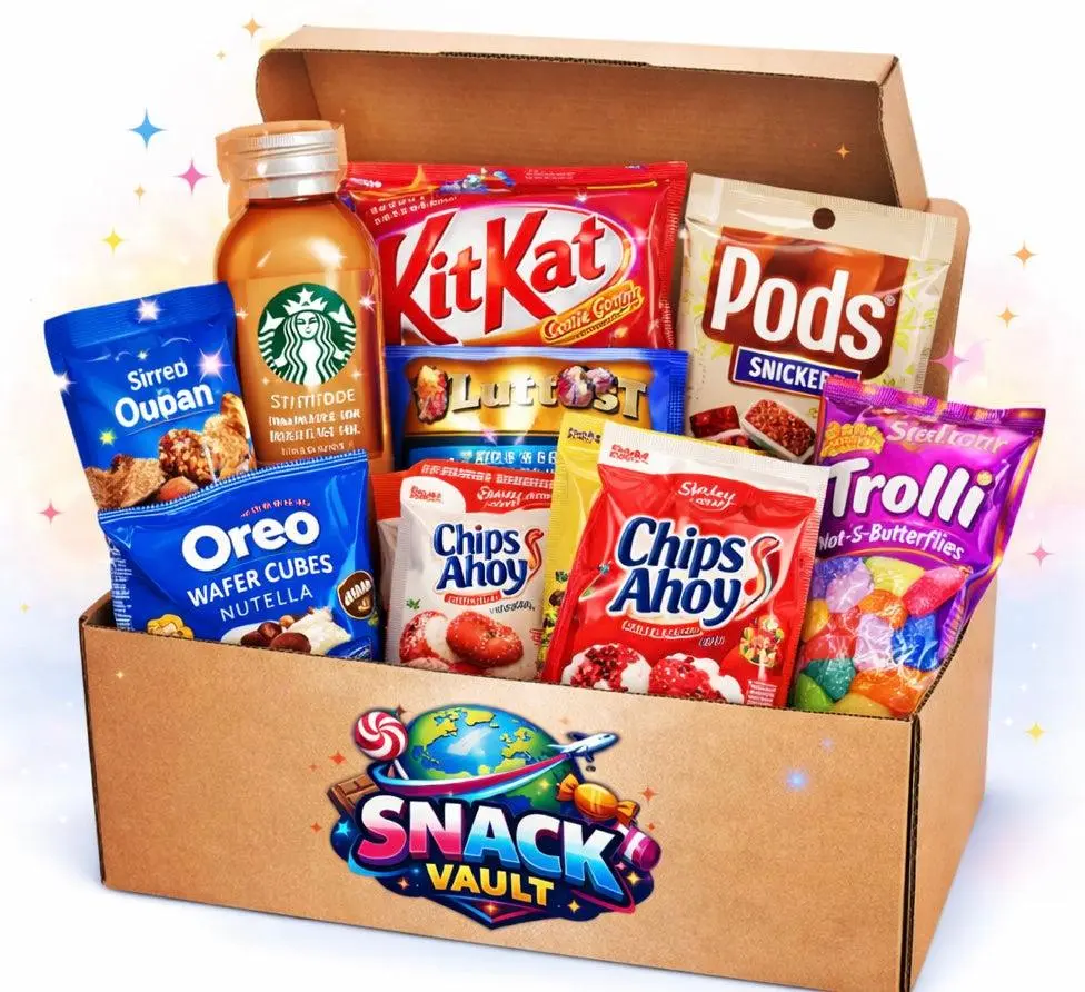 Snack Vault Exotic Snack Bundle Box - 8 Items Snack Vault Exotic Snack Bundle Box - 8 Items