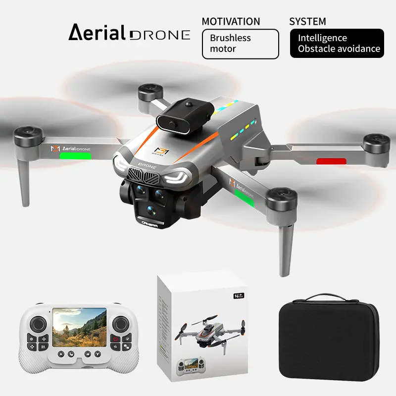 【X2】Unmanned aerial vehicle with four-axis obstacle avoidance, 4K high-definition aerial photography aircraft, optical flow electronic adjustment dual-camera aircraft