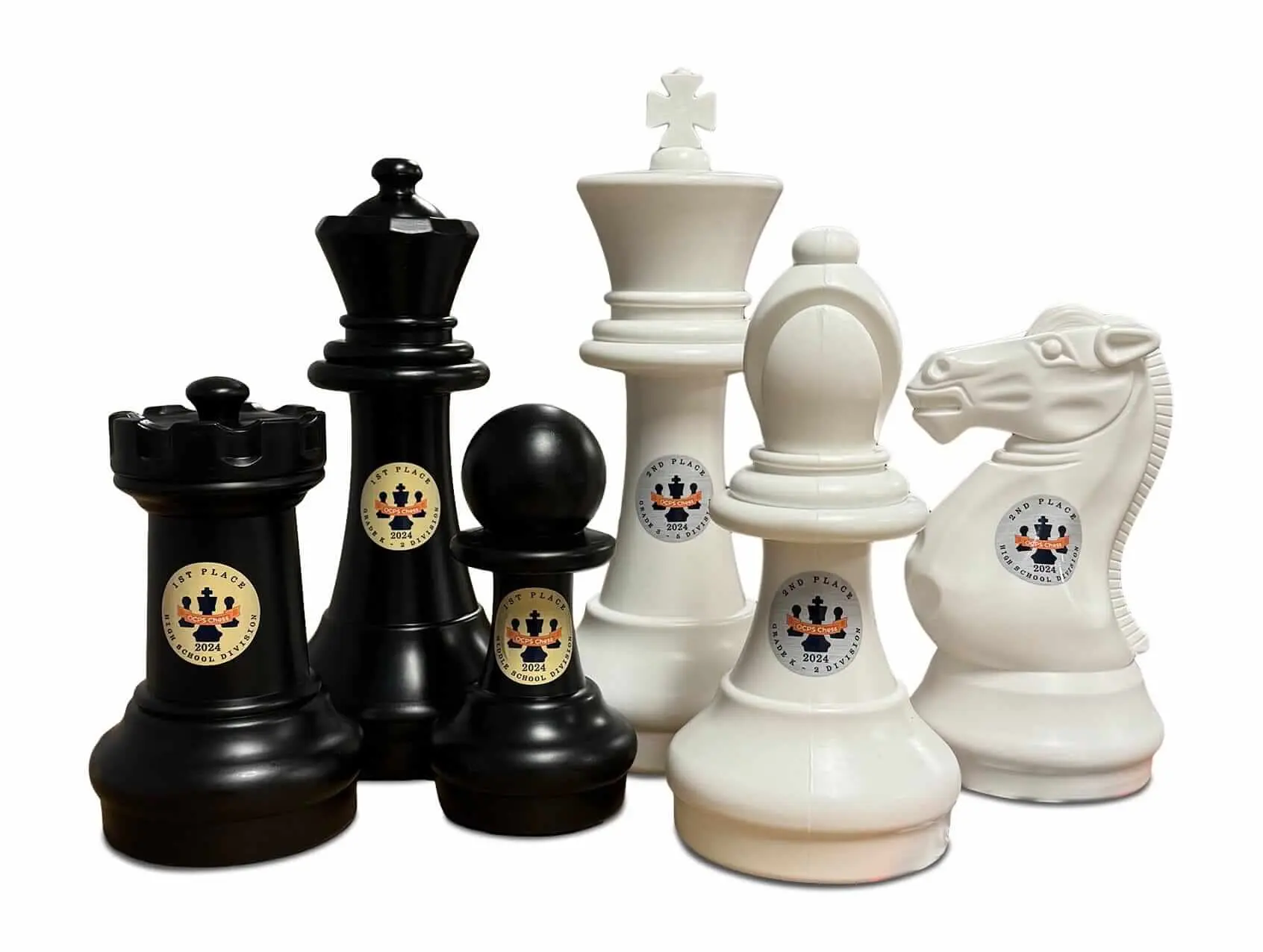 Custom Giant Chess Set 16 Inch Personalized Logo — MegaChess