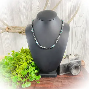 Bunkhouse Navajo Style Pearl Necklace – 21" + 3"