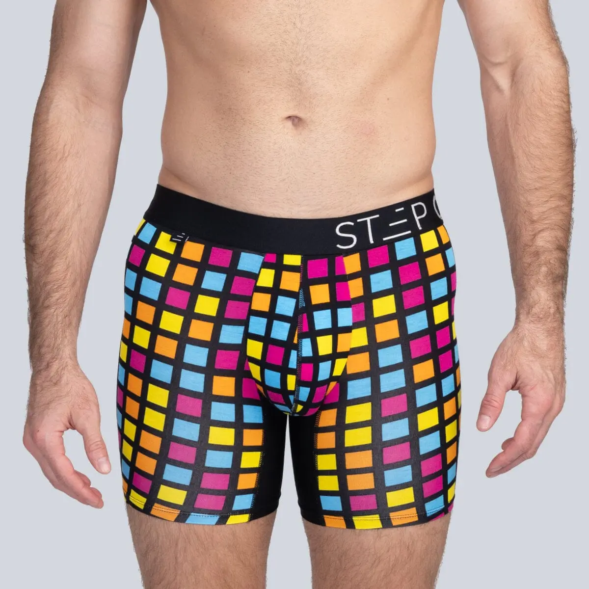 Men's Bamboo Viscose Boxer Briefs, Soft Stretch Spandex with Ride-Up Resistant Panels, 3D Comfort Pouch and Hidden Elastic Band, Day, Machine Washable, Mix And Match, Menswear, Bamboo Fabric Men's Boxer Briefs, Moisture Wicking, 3D Pouch