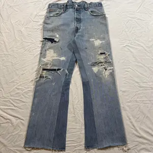 Flared denim