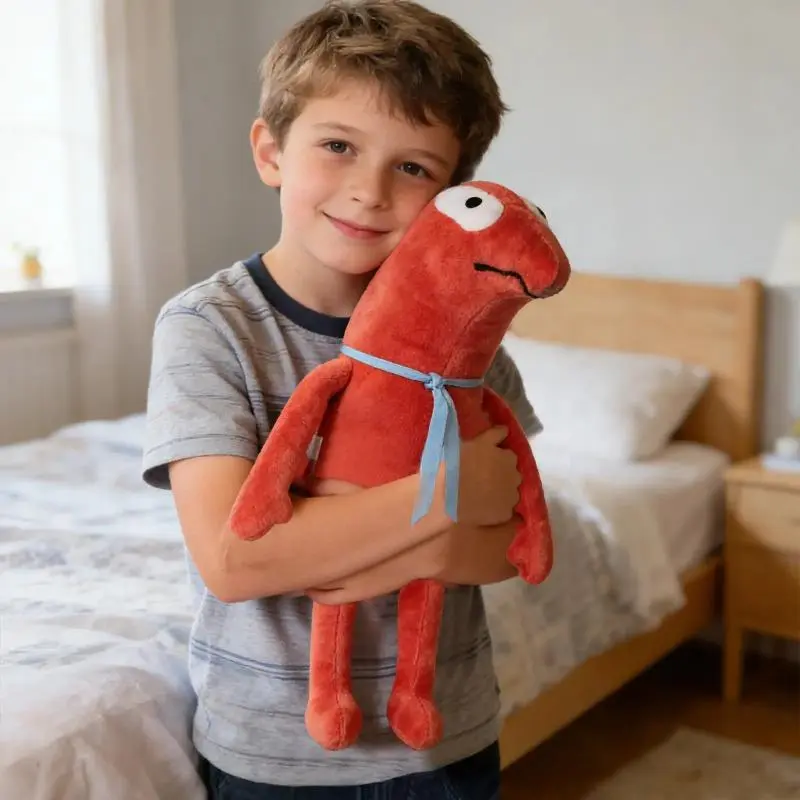 Soft Smile Friends Mr. Frog Plush Toy, Cute Stuffed Animal, Cozy Hug Pillow, Unisex Birthday Gift for Kids & Toddlers, Cute Play