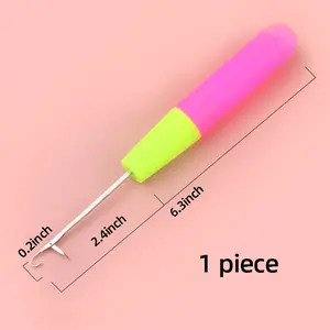 Latch Hook Crochet Needle for Micro Braids,Hair extension,Feather and Carpet, Latch Hook Tool