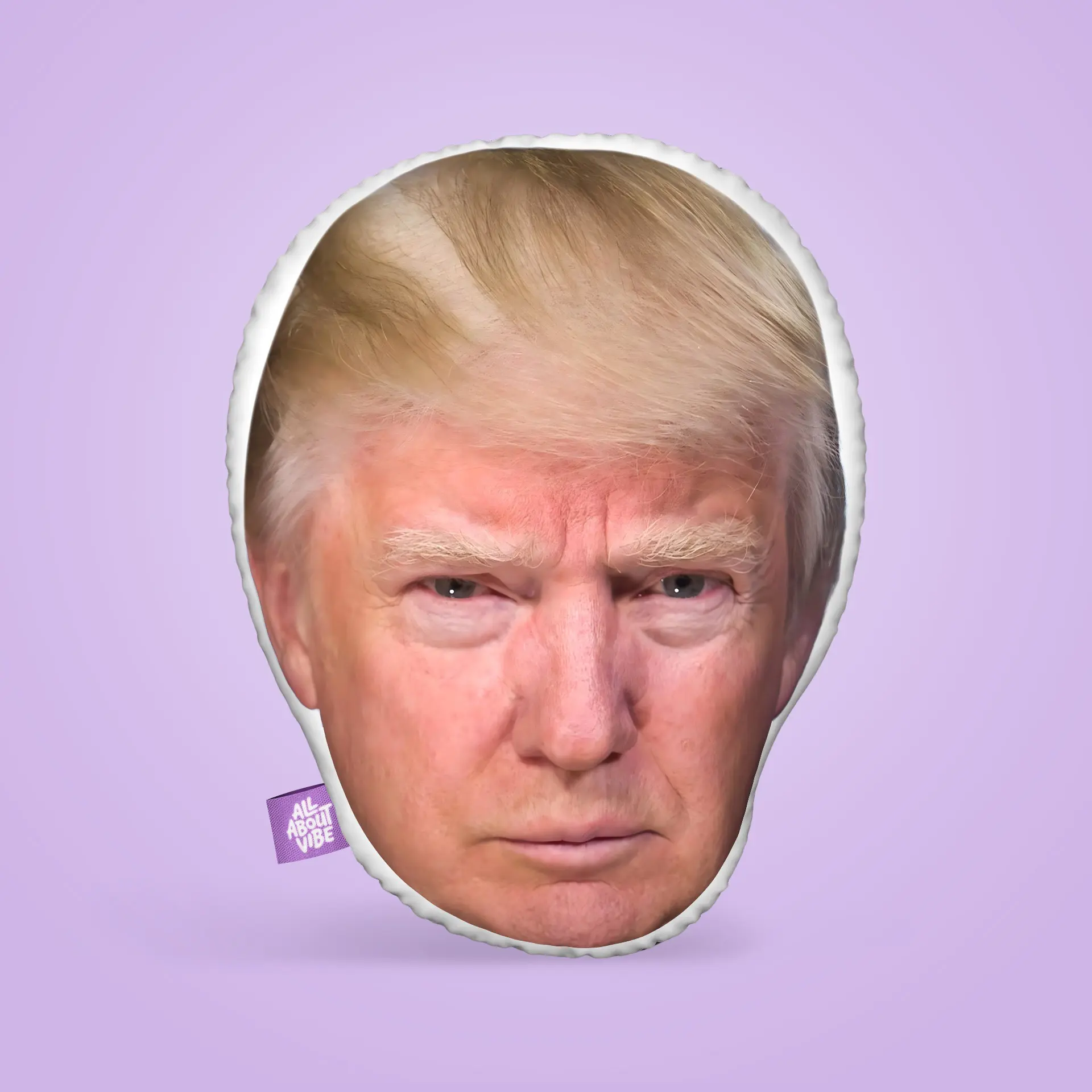16'' Trump Face Custom Pillow - All About Vibe Pillow