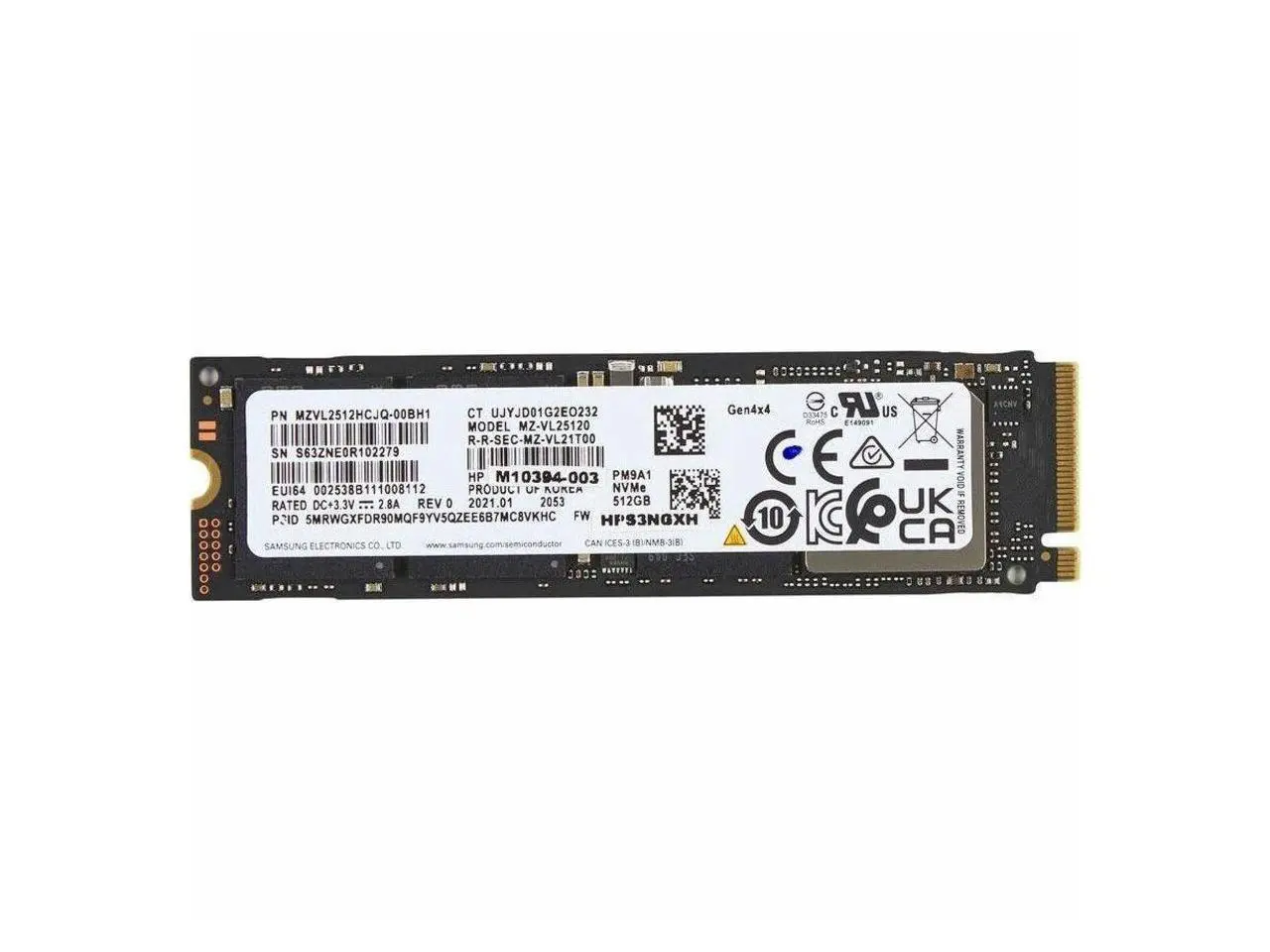 HP 512 GB M.2 PCIe NVMe Internal Solid State Drive 8C4X6AA HP 512 GB M.2 PCIe NVMe Internal Solid State Drive 8C4X6AA