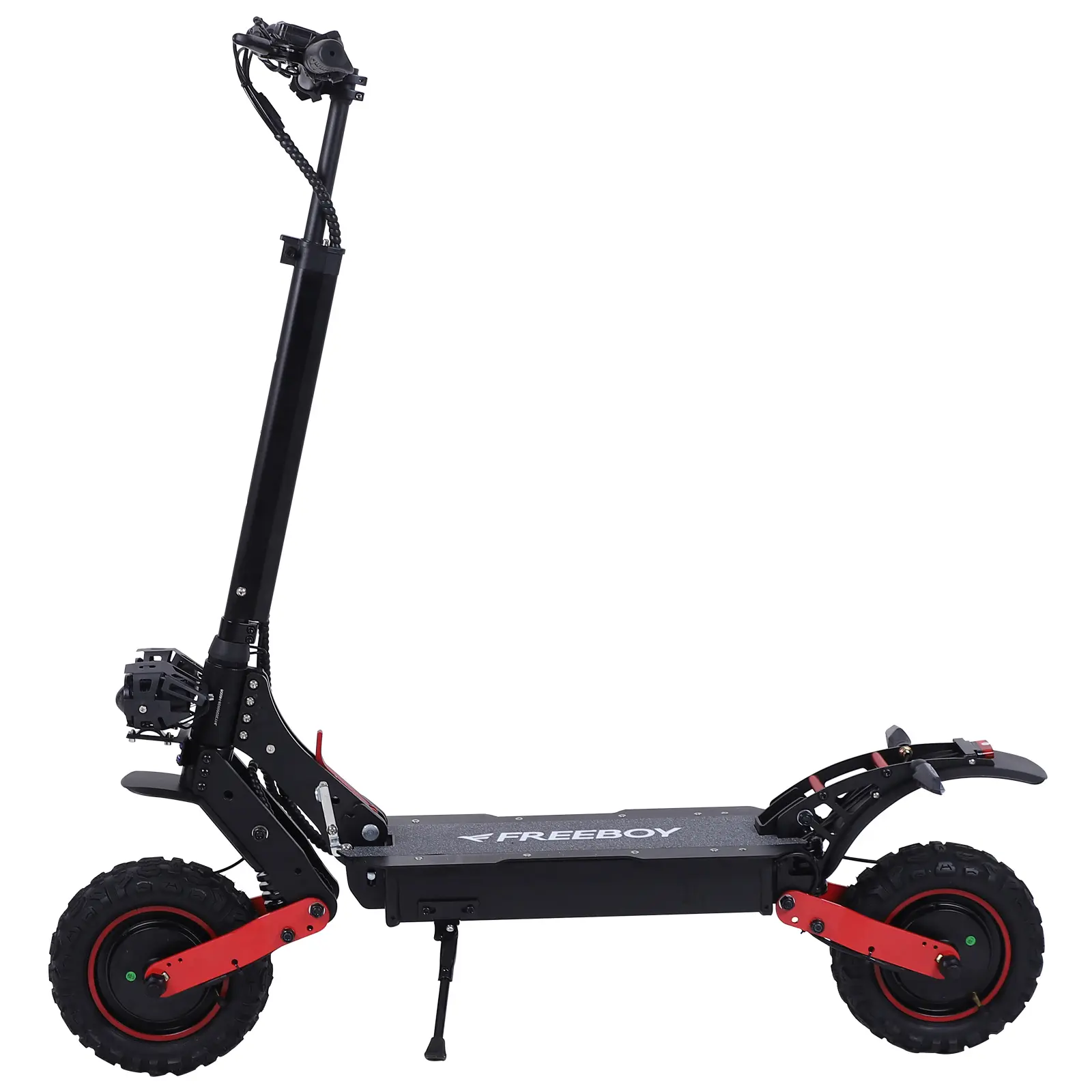 H6 Adult Foldable Off-Road Electric Scooter - 60V 21AH, 2400W Dual Motor, 40MPH Top Speed, 35 Mi Range, 11" Tires, Shock Absorption, 265lbs Weight Capacity
