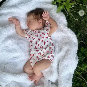 Rebirth Doll Toy Store 50cm (20in) Lifelike Realistic Soft Vinyl Sleeping Newborn Doll, 3D-Painted Skin with Visible Veins, Girl Bebe Toy for Kids, Lifelike Soft Dolls, Realistic Soft Dolls