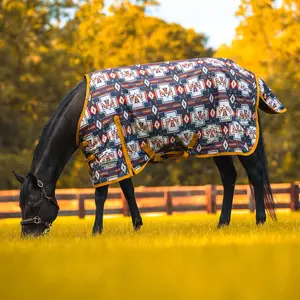Jeffers Expression 1200 Denier Standard Neck Horse Turnout Sheet, 0 Gram Equine Blanket