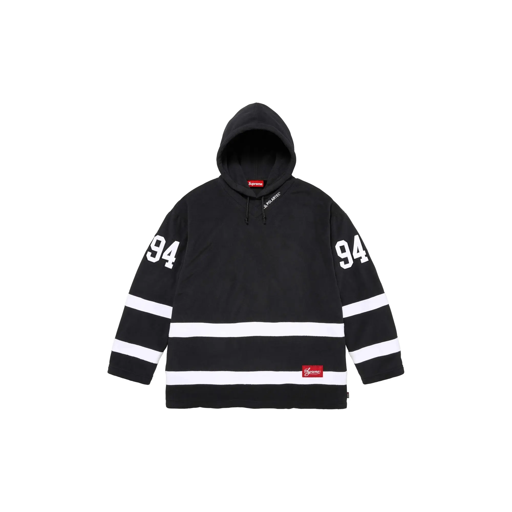 Polartec Hooded Hockey Jersey "FW25 - Black" SU26889