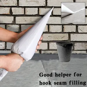 Ceramic tile grouting masonry mortar bag with molded tip, cement bag for tile installation and grouting